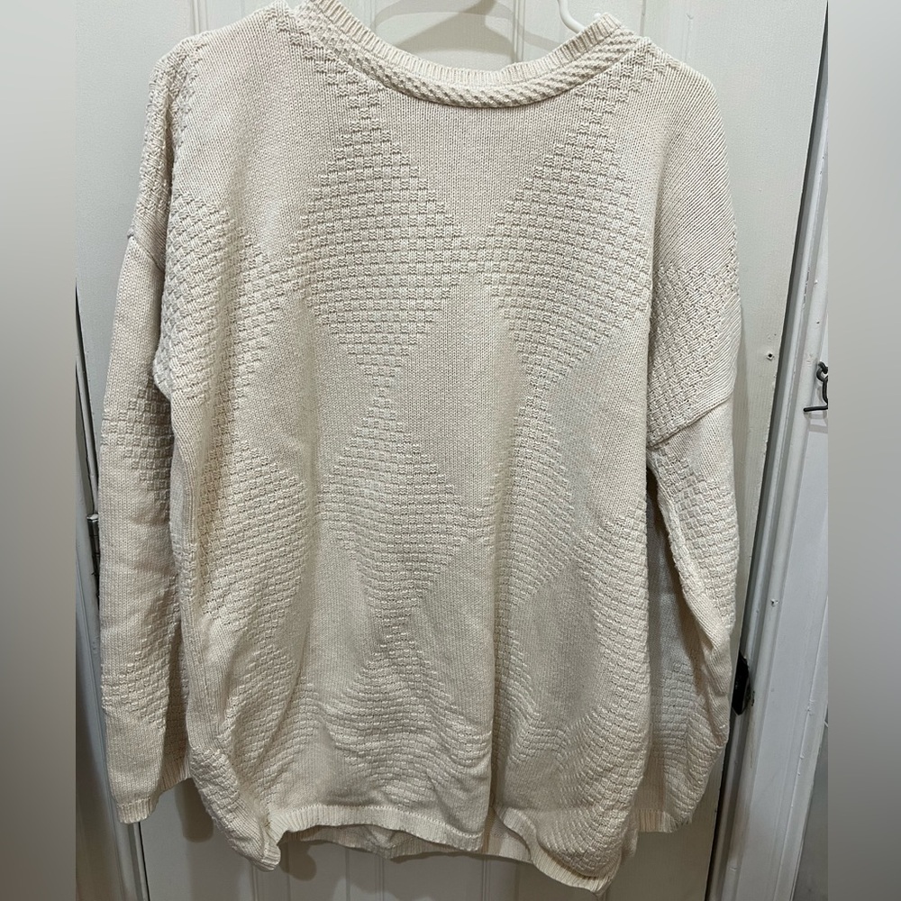 Vintage cream oversized sweater